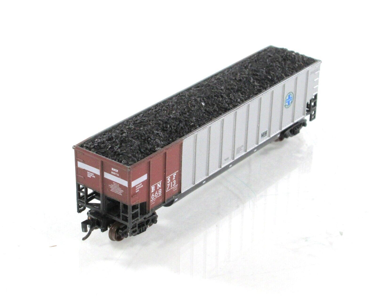 N Scale ***BNSF*** Bethgon Coalporter 6-Pack Set - LBF 5421, MTL Couplers