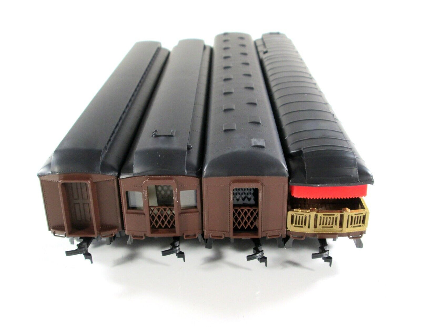HO Scale *PENNSYLVANIA* 1920s Heavyweight Passenger 4-Car Set B - Rivarossi 6917