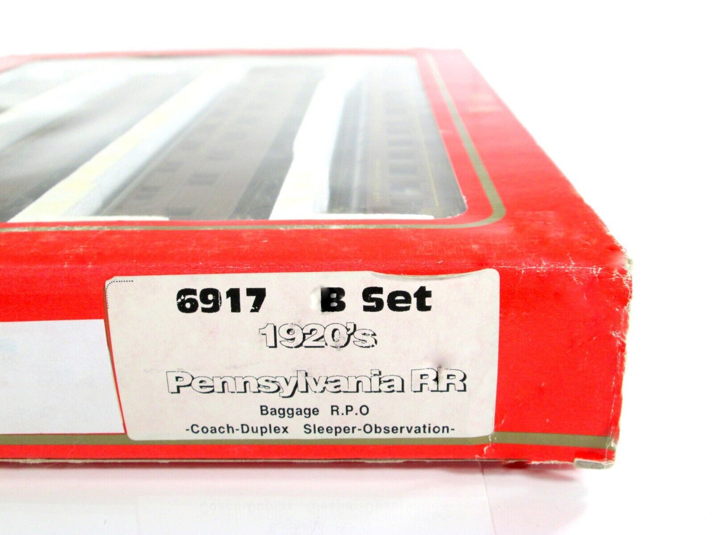 HO Scale *PENNSYLVANIA* 1920s Heavyweight Passenger 4-Car Set B - Rivarossi 6917