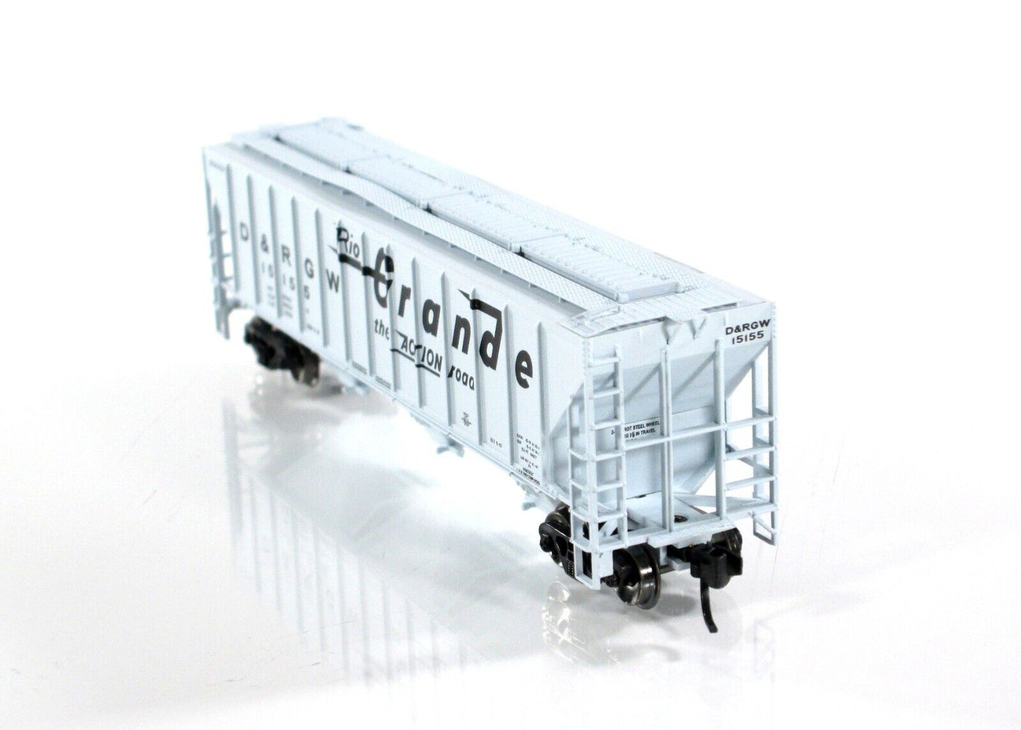 N Scale **DENVER RIO GRANDE** 3-Bay Hopper 12-Car Set -TrainWorx FVM 24401 *RARE