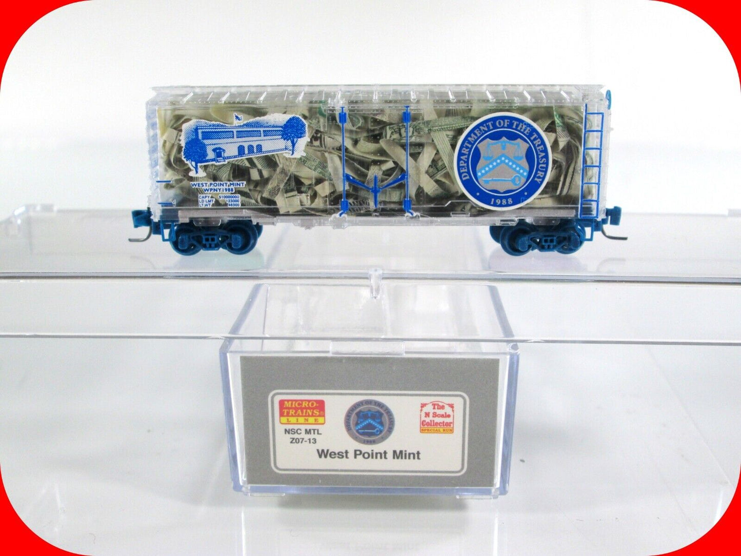 Z Scale WEST POINT Mint Transparent Box Car - Micro Trains NSC Special Run *RARE