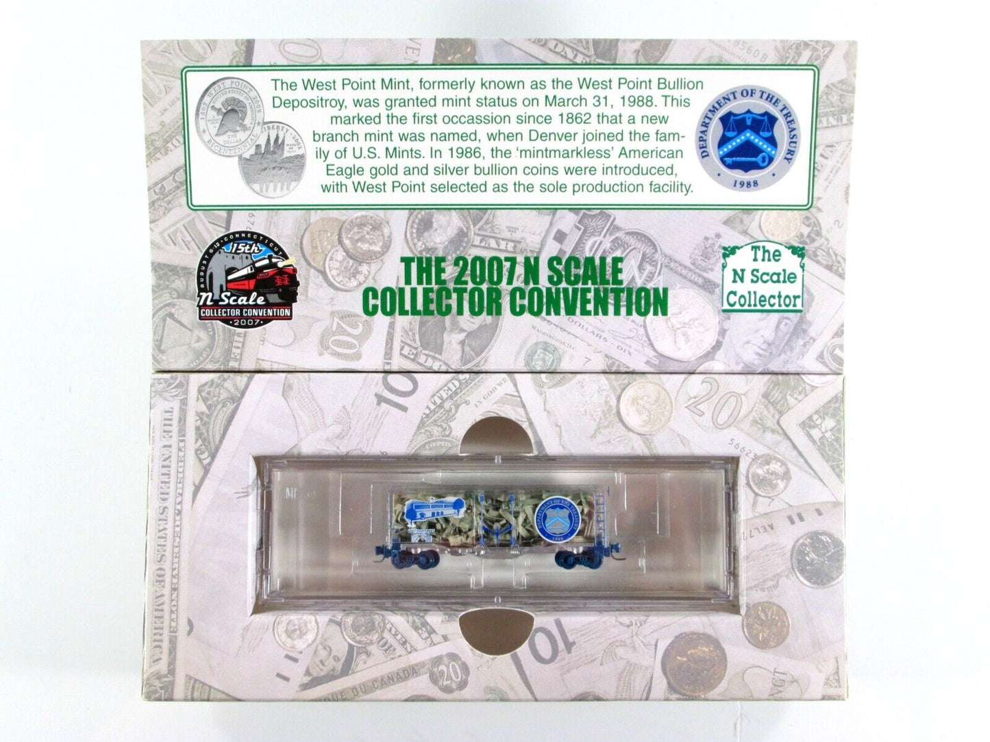 Z Scale WEST POINT Mint Transparent Box Car - Micro Trains NSC Special Run *RARE