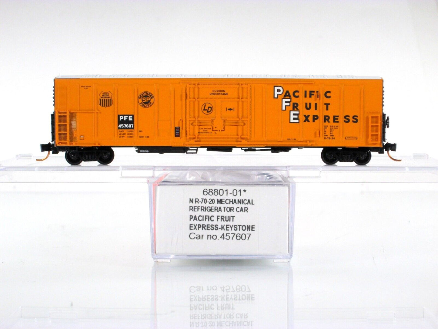 N Scale *PACIFIC FRUIT EXPRESS* UP-SP Reefer 6-Car Set, Intermountain 68801 RARE