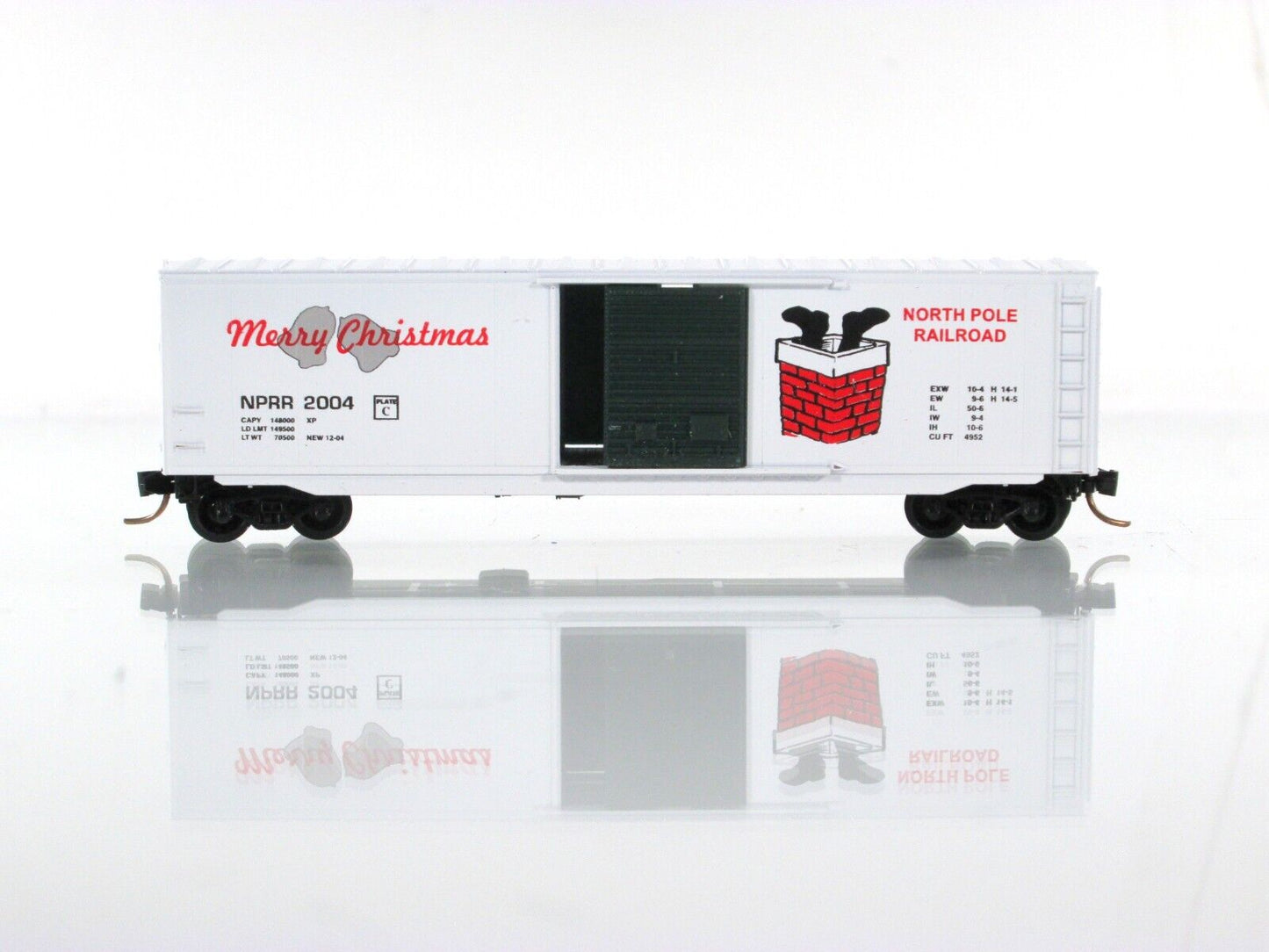 N Scale *MERRY CHRISTMAS, NORTH POLE* 2004 50' Box Car -Premiere Editions **RARE