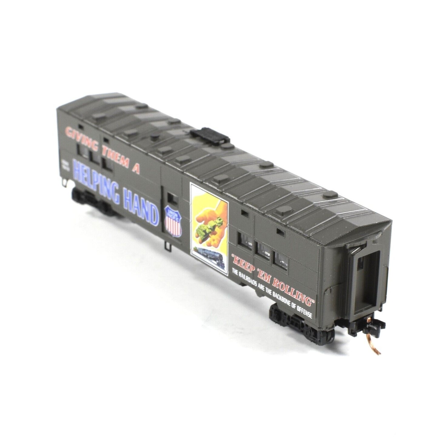 N Scale WWII Troop Kitchen *HELPING HAND Poster Art #19419 Micro Trains 11800190