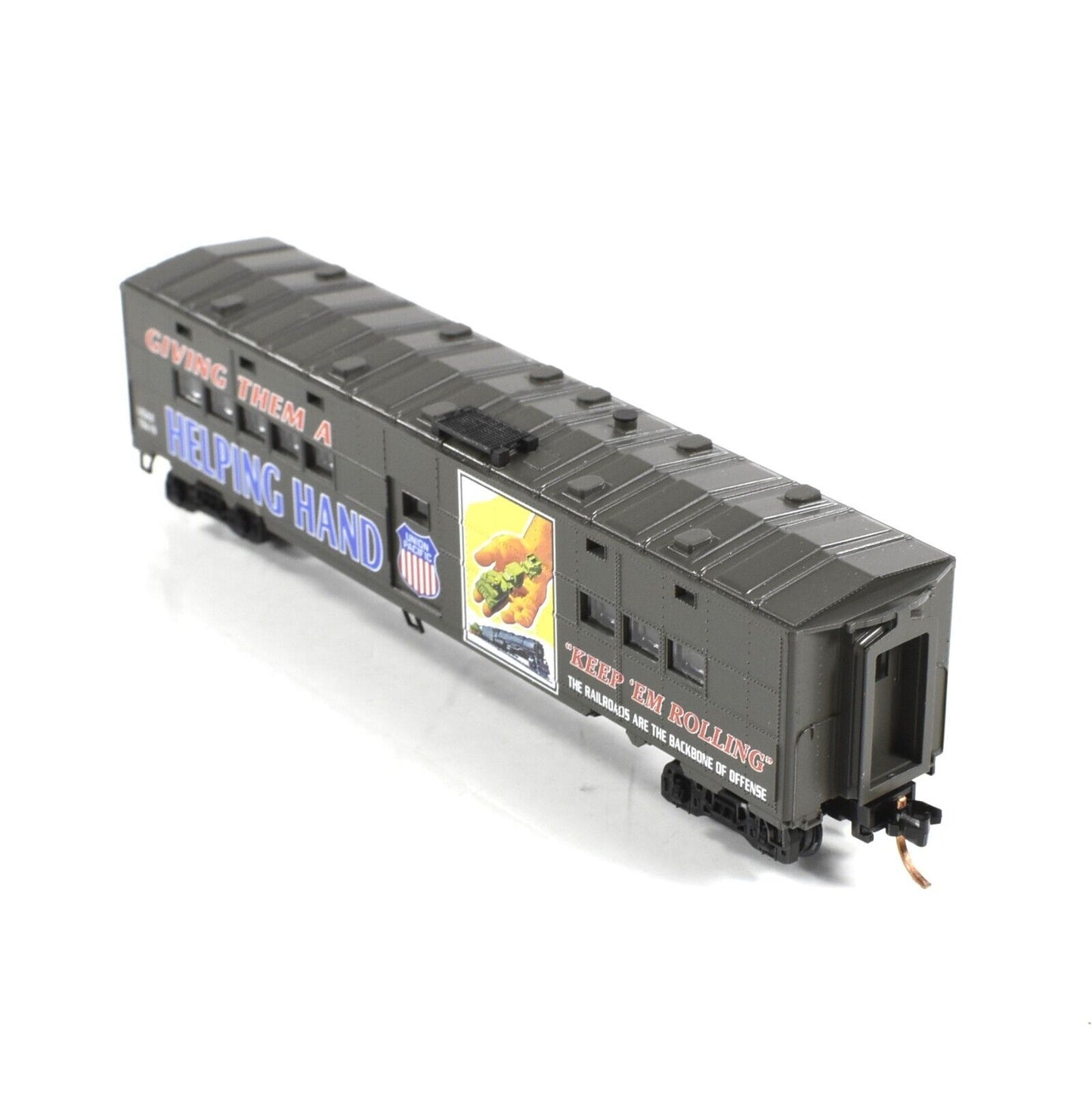 N Scale WWII Troop Kitchen *HELPING HAND Poster Art #19419 Micro Trains 11800190