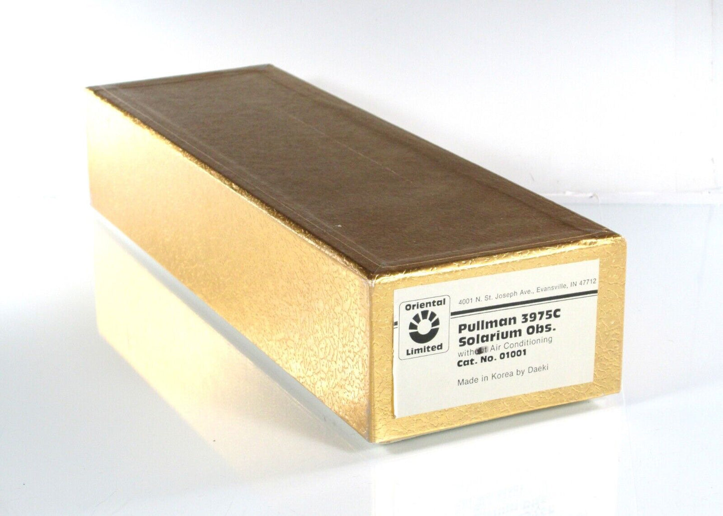 HO Scale BRASS *SOLARIUM OBSERVATION* PULLMAN 3975C - ORIENTAL-DAEKI 01000 *Read