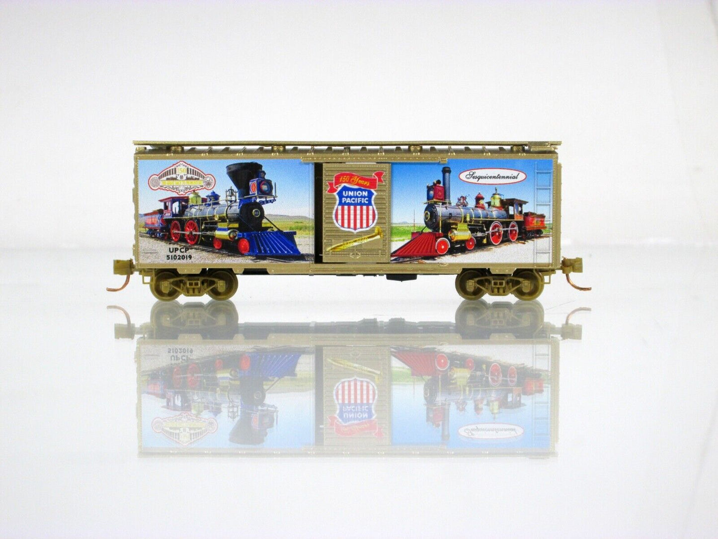N Scale **UNION PACIFIC GOLDEN SPIKE** Box Car - MTL NSE 19-60 **EXTREMELY RARE
