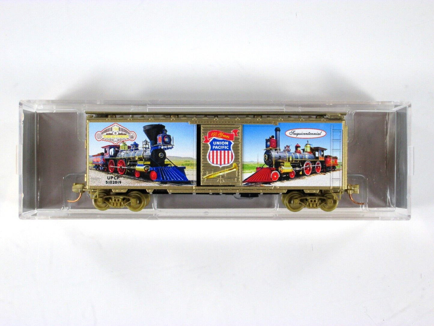N Scale **UNION PACIFIC GOLDEN SPIKE** Box Car - MTL NSE 19-60 **EXTREMELY RARE