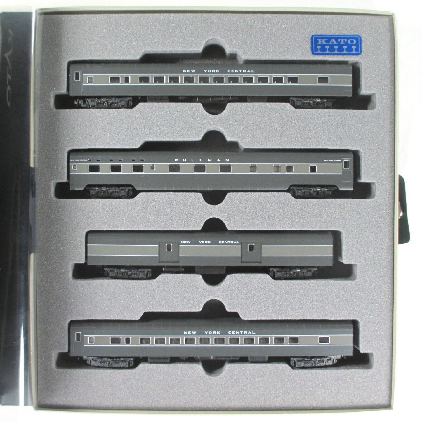N Scale **NEW YORK CENTRAL** Smoothside Passenger Car 4-Pack Set -- Kato 106-023