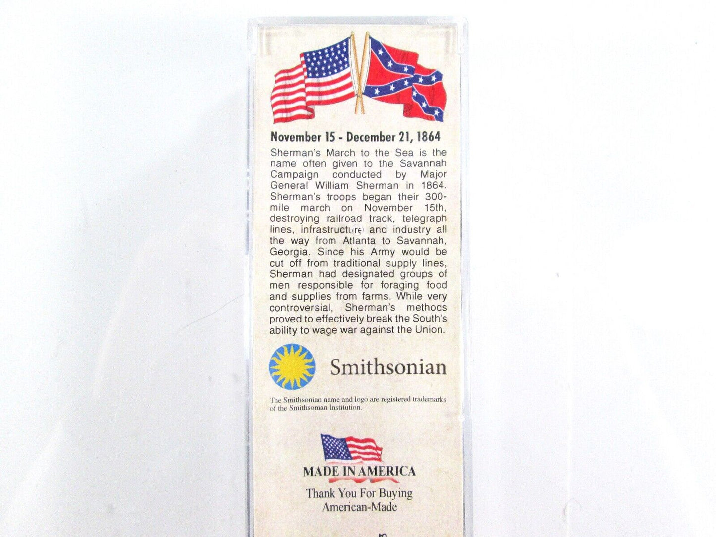 N Scale *SHERMAN'S MARCH* Civil War 40' Hy-Cube Box Car -Micro Trains 10100710