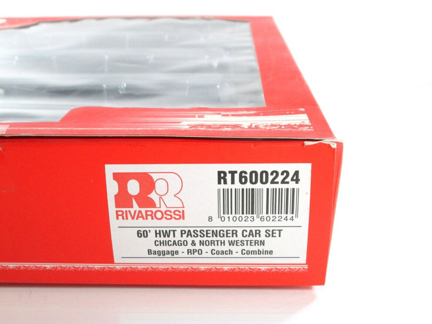 HO Scale ***CHICAGO NW*** 60' Passenger Set -- Rivarossi RT600224, Knuckle Cplrs