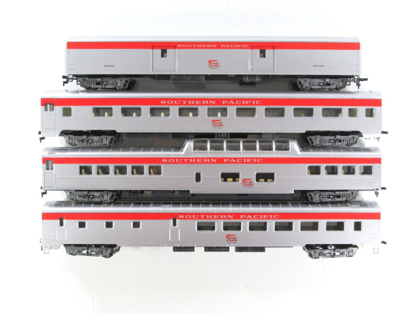 HO Scale ***SOUTHERN PACIFIC*** 1930s  Lightwt Passenger Set A - Rivarossi 6974
