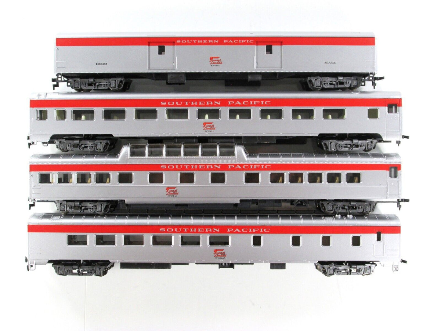 HO Scale ***SOUTHERN PACIFIC*** 1930s  Lightwt Passenger Set A - Rivarossi 6974