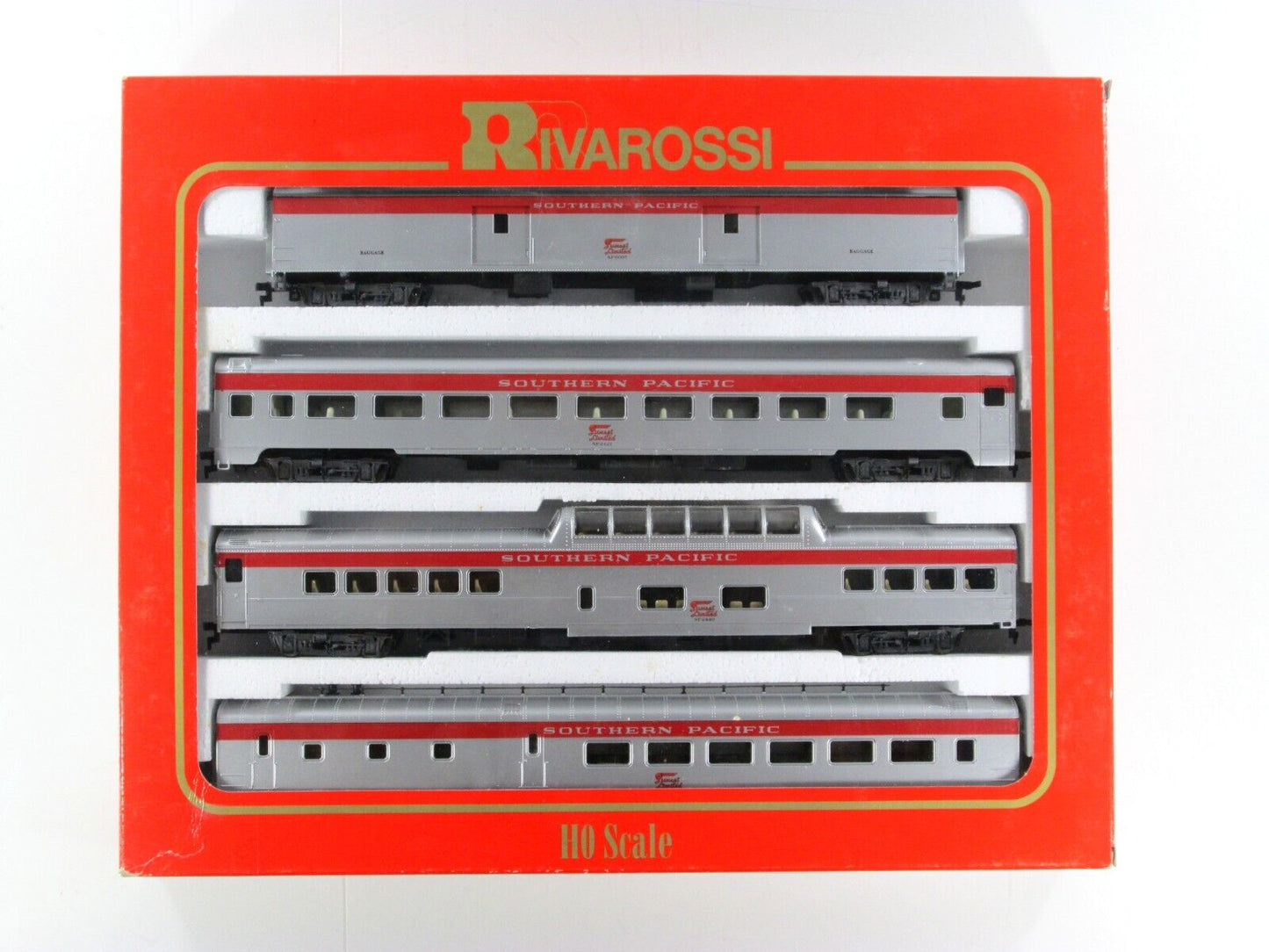 HO Scale ***SOUTHERN PACIFIC*** 1930s  Lightwt Passenger Set A - Rivarossi 6974