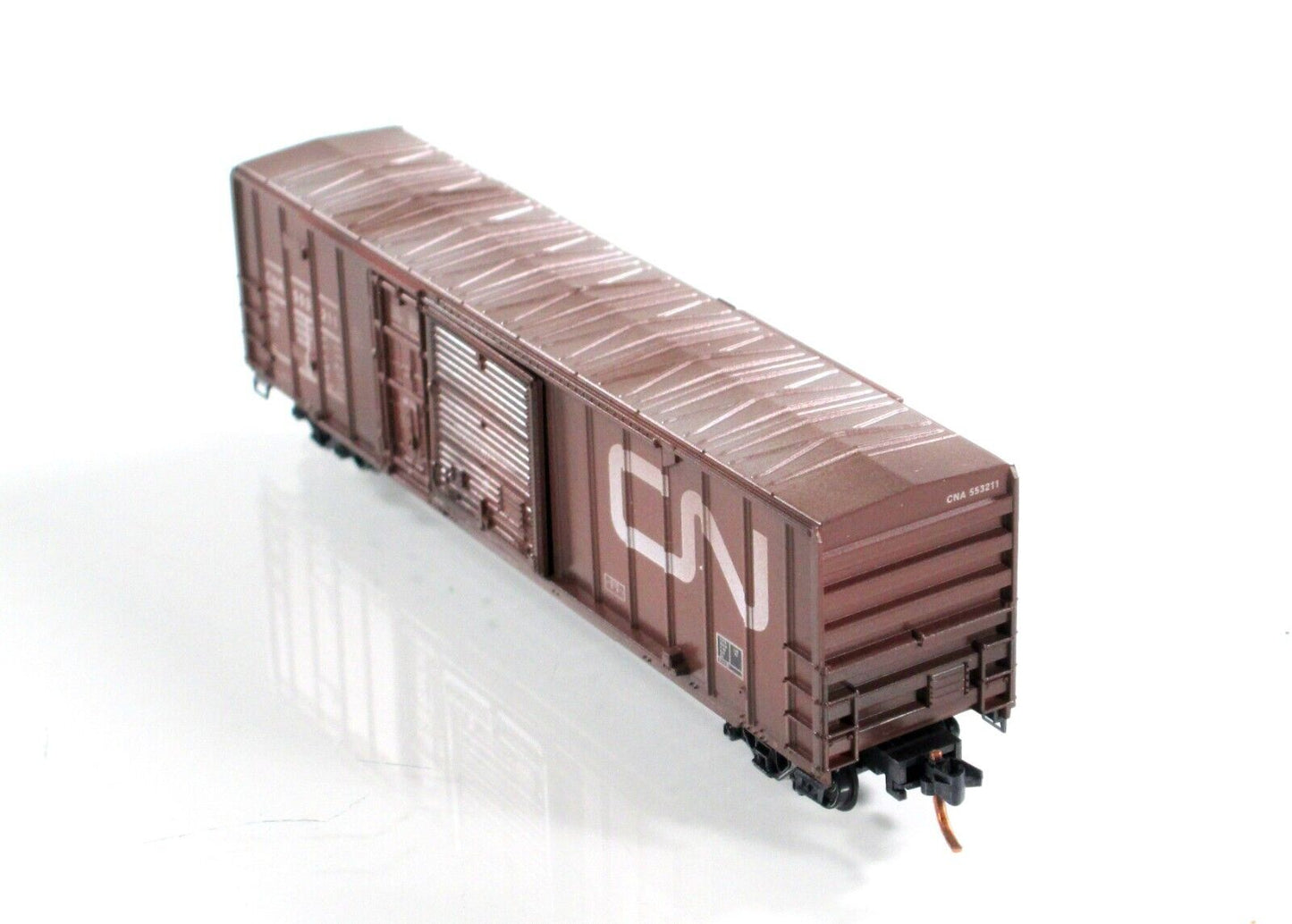 N Scale **CANADIAN NATIONAL** Weathered Box Car #553211 -- Micro Trains 02644030