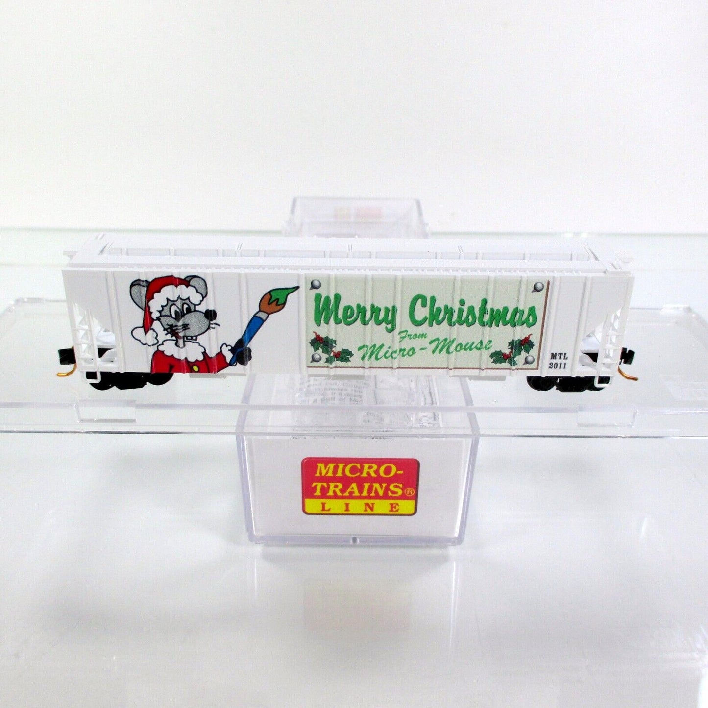 N Scale ***MERRY CHRISTMAS*** Micro Mouse Hopper 2011 - Micro Trains 09900120