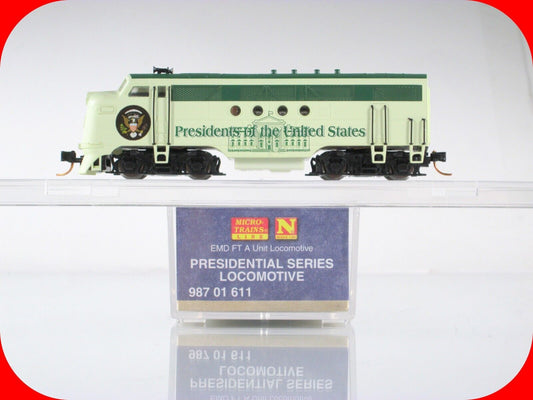 N Scale **PRESIDENTIAL** FT A Locomotive - Micro Trains 98701611 *DCC RDY **RARE