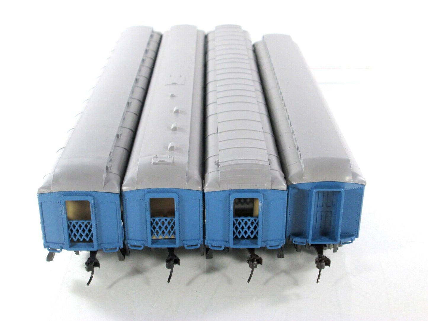 HO Scale *MISSOURI PACIFIC* 1920s Passenger Set A, Rivarossi 6896, Knuckle Cplrs