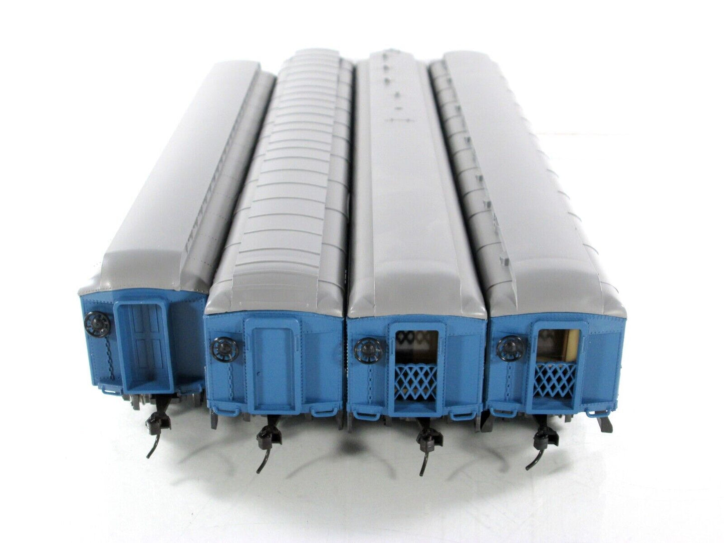 HO Scale *MISSOURI PACIFIC* 1920s Passenger Set A, Rivarossi 6896, Knuckle Cplrs