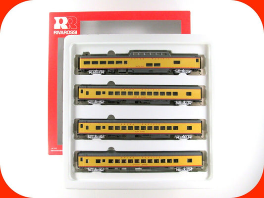 HO Scale *UNION PACIFIC EXCURSION* Passenger Set A -Rivarossi R6997, Knuckle Cpl