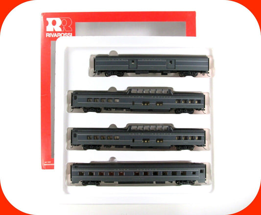 HO Scale **UNION PACIFIC** GRAY Passenger Set B -- Rivarossi R6994, Knuckle Cplr