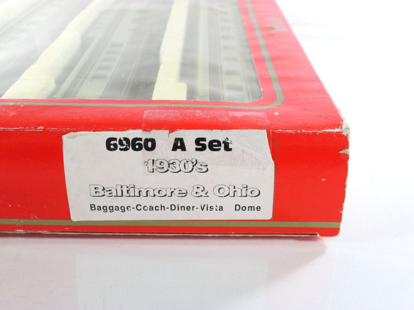 HO Scale **BALTIMORE & OHIO** 1930s Ltwt Passenger 4-Car Set A - Rivarossi 6960