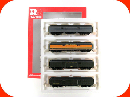 HO Scale ***NYC, SP, GN, UP*** 60' Baggage Set - Rivarossi RT6002xx, Knuckle Cpl
