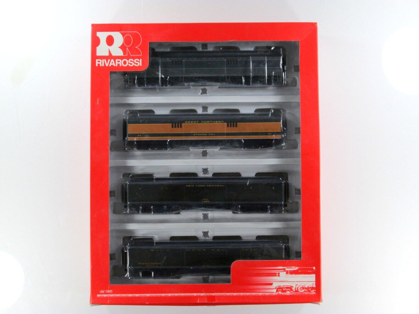 HO Scale ***NYC, SP, GN, UP*** 60' Baggage Set - Rivarossi RT6002xx, Knuckle Cpl