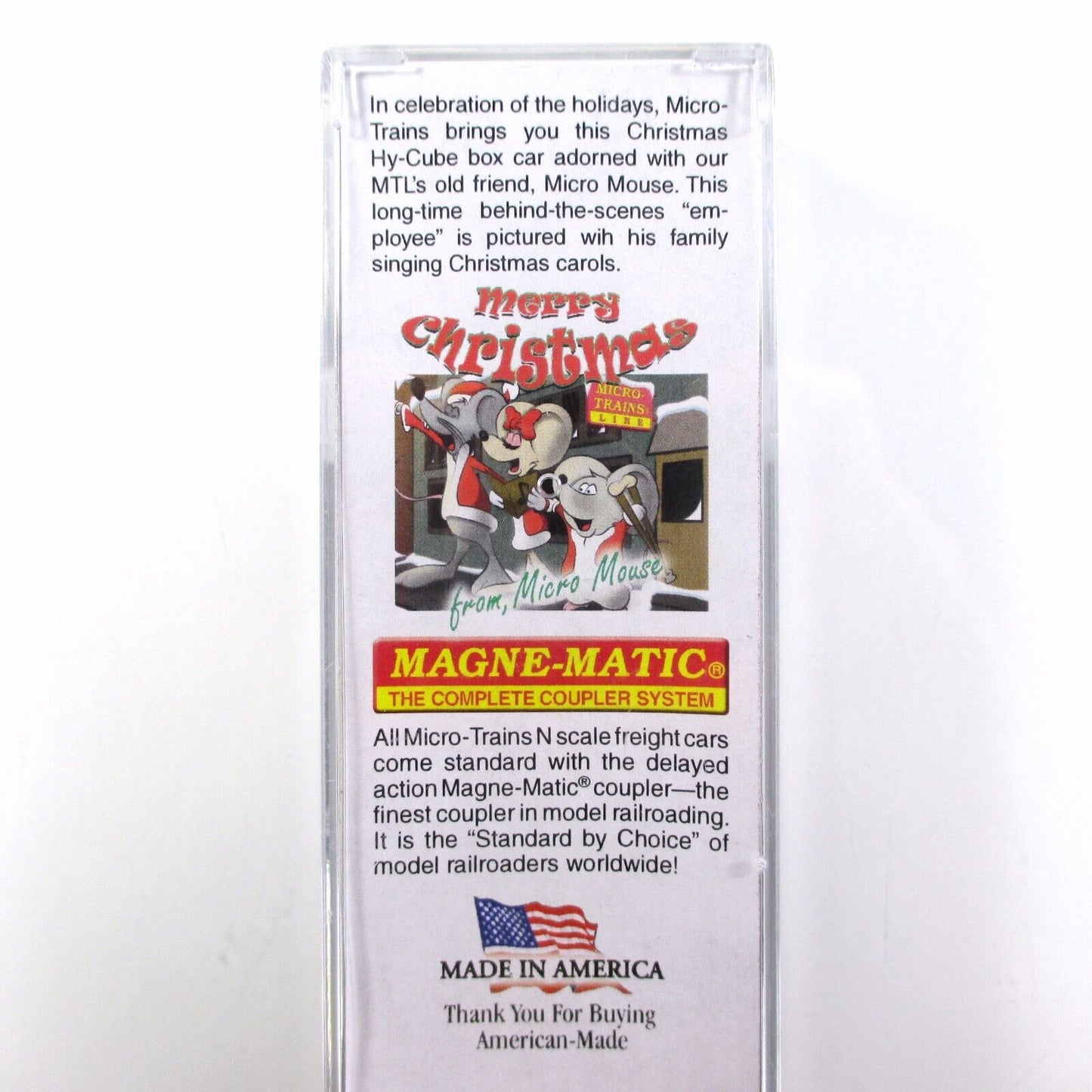 N Scale **MERRY CHRISTMAS 2015** 60' Box Car *BAH HUMBUG* -Micro Trains 10200110