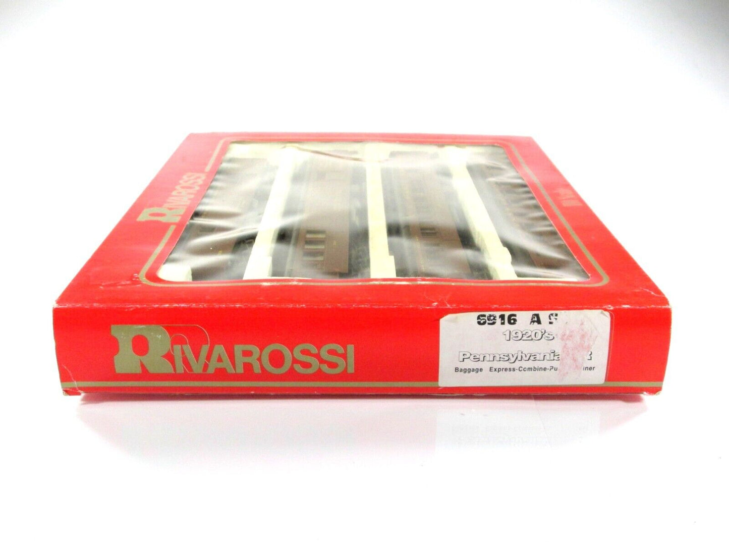 HO Scale *PENNSYLVANIA* 1920s Heavyweight Passenger 4-Car Set A - Rivarossi 6916