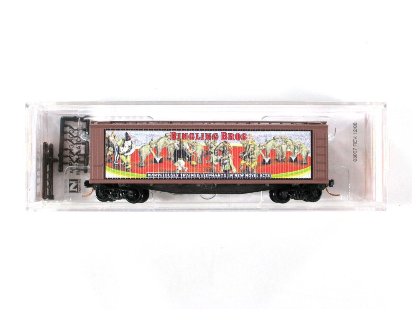 N Scale ***RINGLING CIRCUS*** Billboard Car #11 Box Car -- Micro Trains 04700411