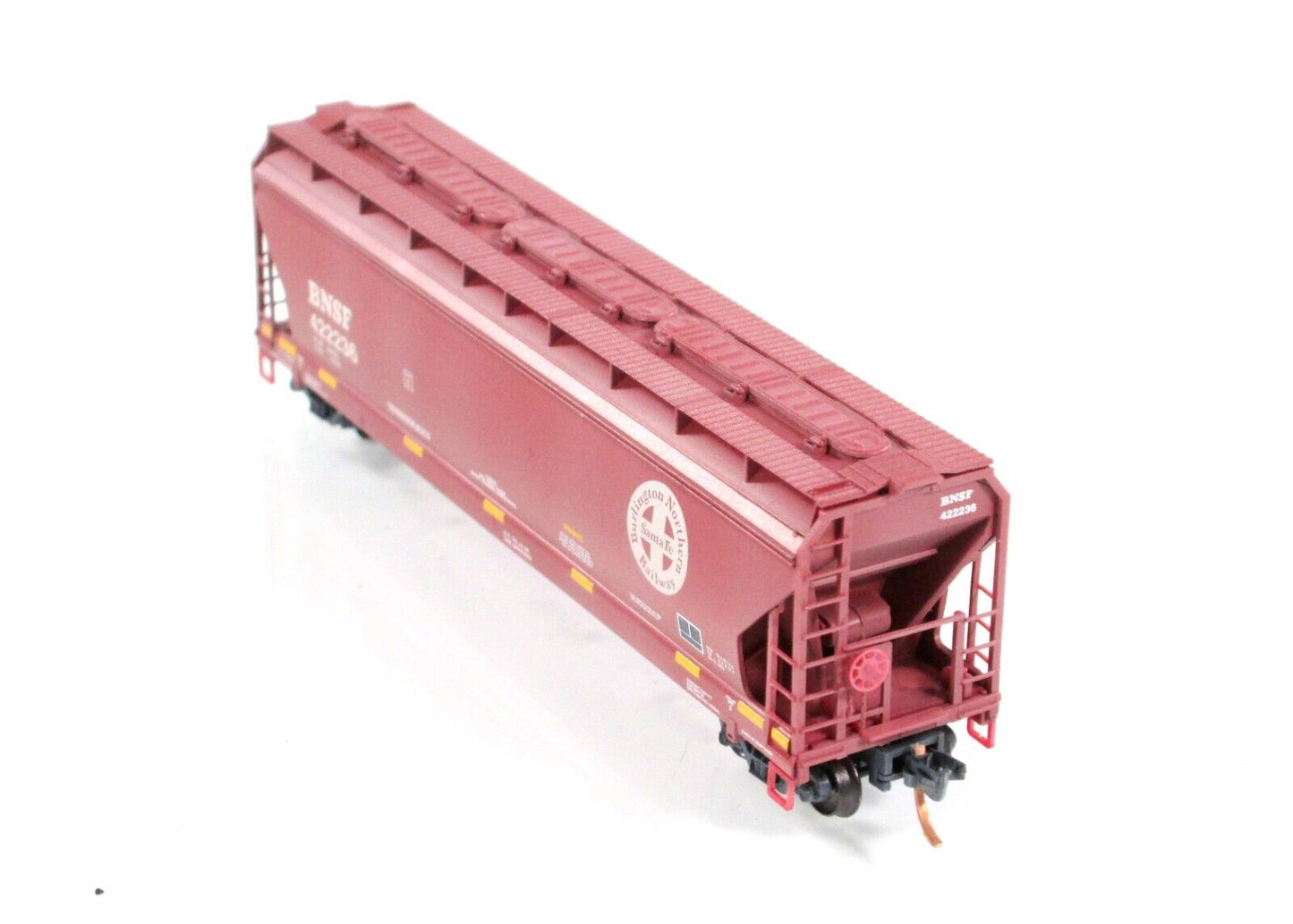N Scale ***BNSF***  Monster 2  Graffiti Hopper - #422236 - Micro Trains 09444440