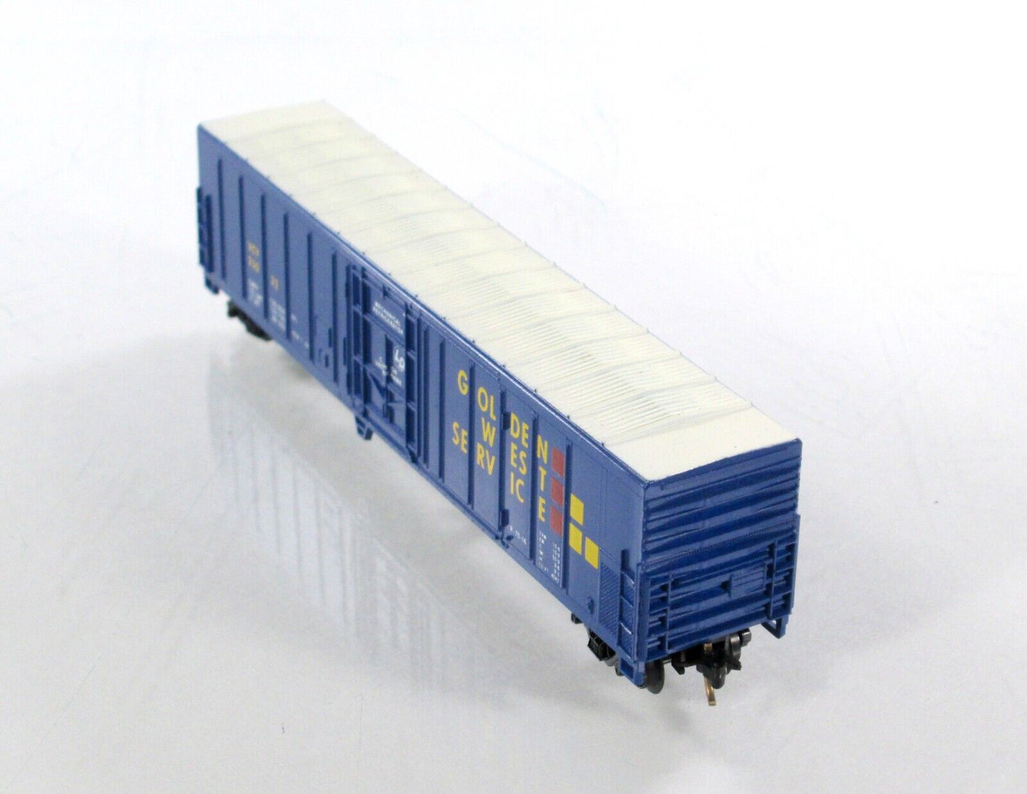 N Scale **GOLDEN WEST SERVICE** Reefer 9-Car Set - Con-Cor 148205, MTL Couplers