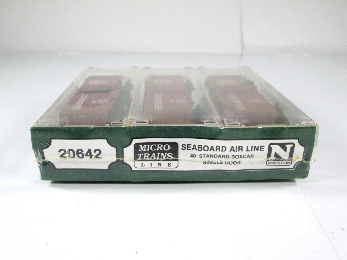 N Scale ***SEABOARD AIR LINE*** 40' Box Car 3-Pack Set ------ Micro Trains 20642