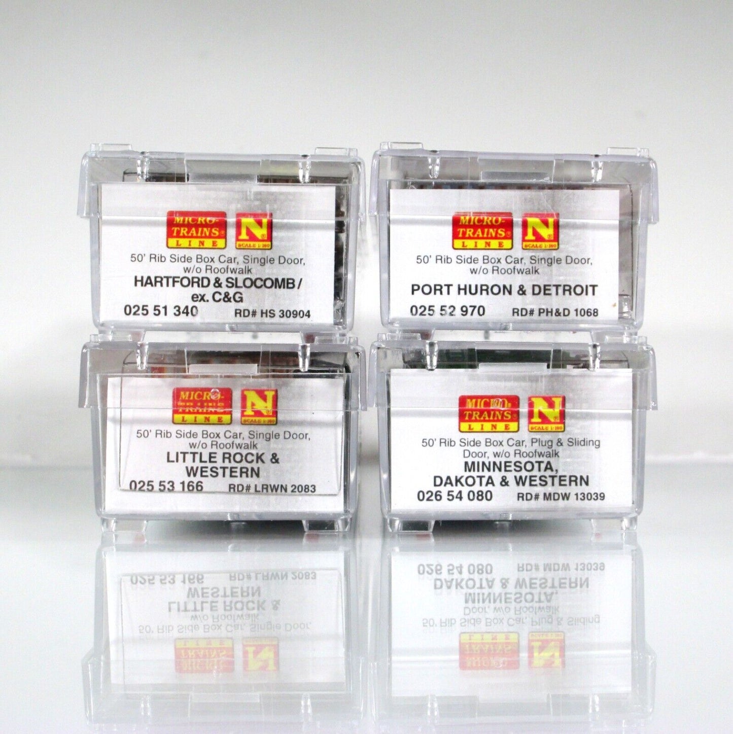 N Scale **Ex-PER DIEM** Weathered & Graffiti Box Car Set - Micro Trains 99305530