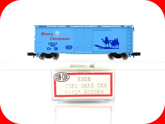 N Scale ***MERRY CHRISTMAS*** ***3 WISE MEN*** Box Car, XMAS 1982 - Con-Cor 8208