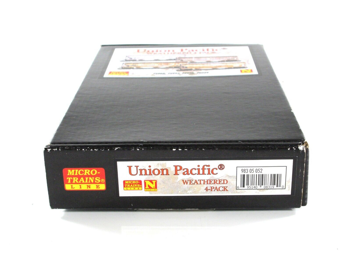 N Scale ***UNION PACIFIC*** Weathered Hopper 4-Pack Set -- Micro Trains 98305052