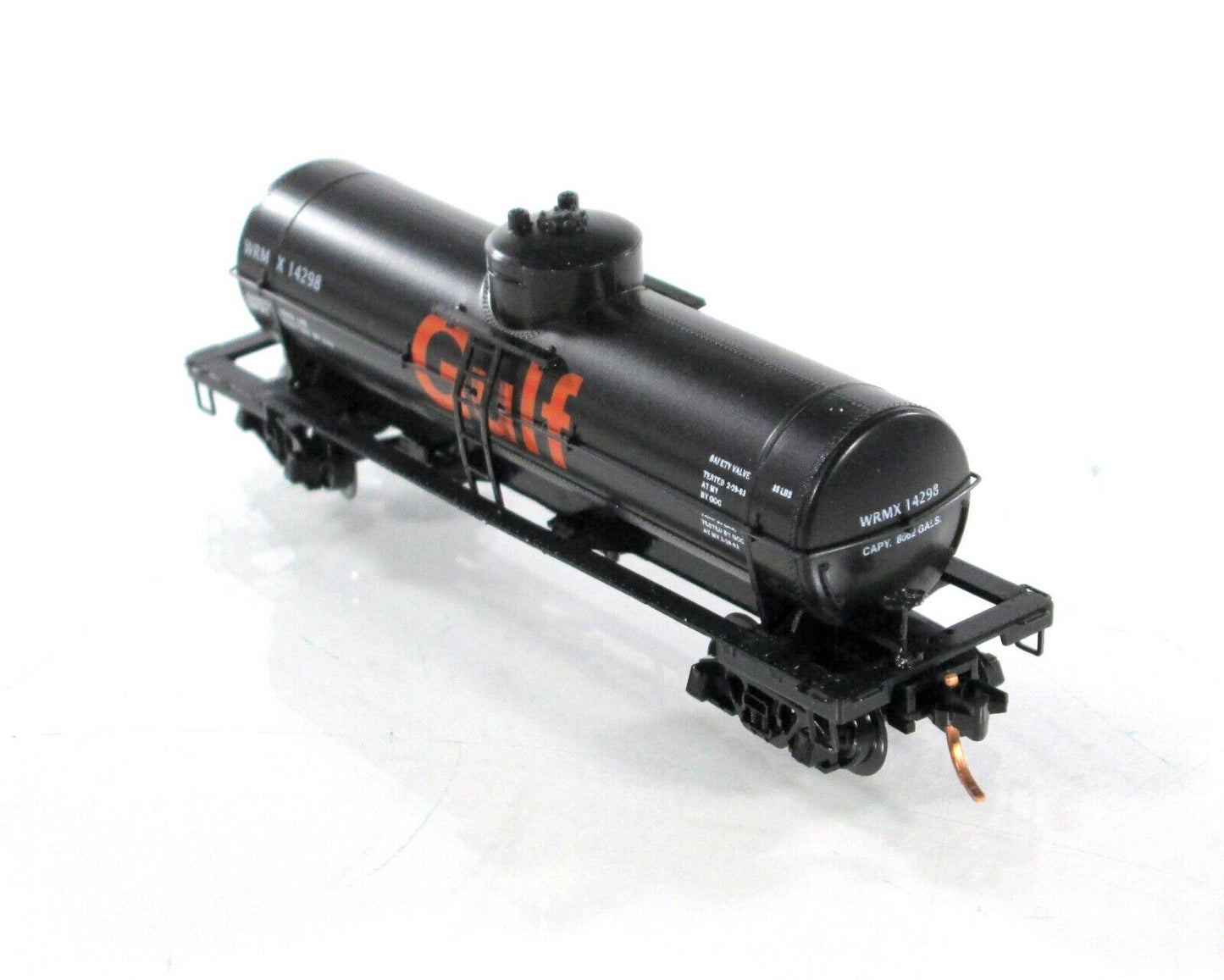 N Scale ***GULF*** 39' Single Dome Tank Set - Premiere Editions, MTL 2508 **RARE