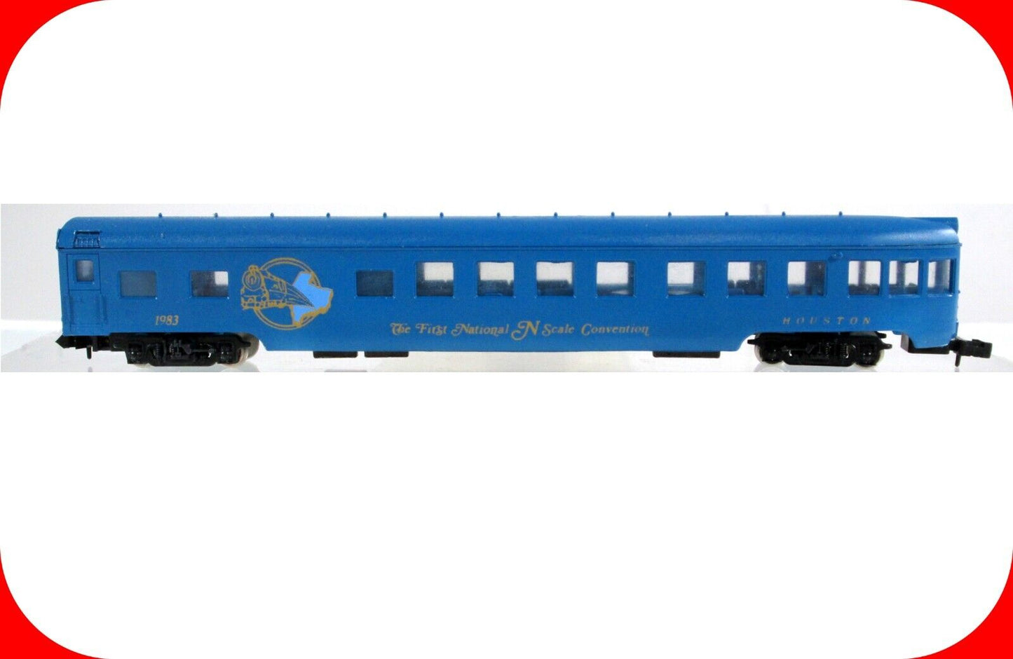 N Scale **Houston First Convention** Observation Car #1983 Con-Cor *Limited Run*
