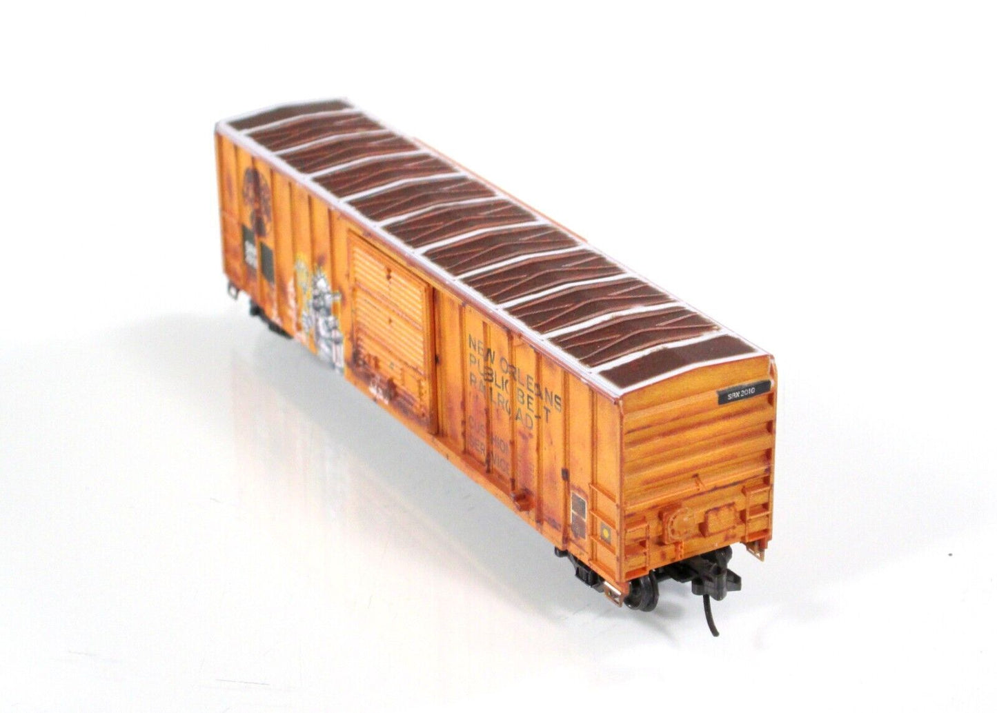 N Scale **NEW ORLEANS PUBLIC BELT / SRN** Graffiti Box Car Micro Trains 02544186