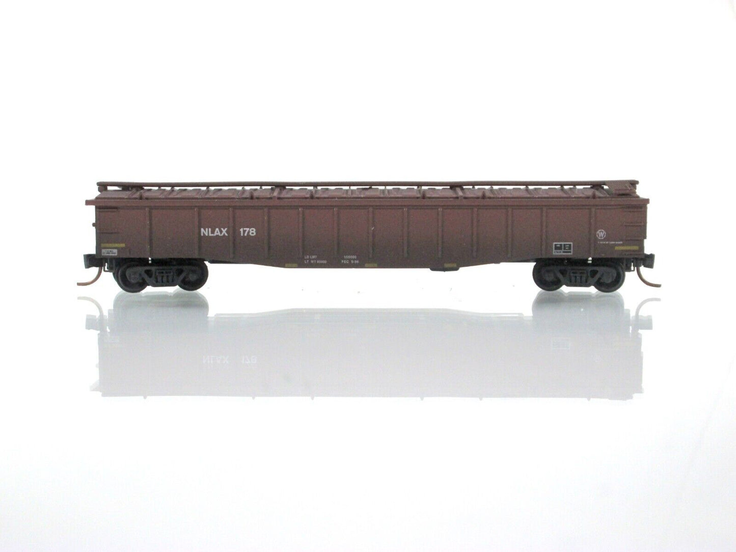 N Scale **NASA** Weathered 50' Covered Gondola, NLAX 178 - Micro Trains 10600130