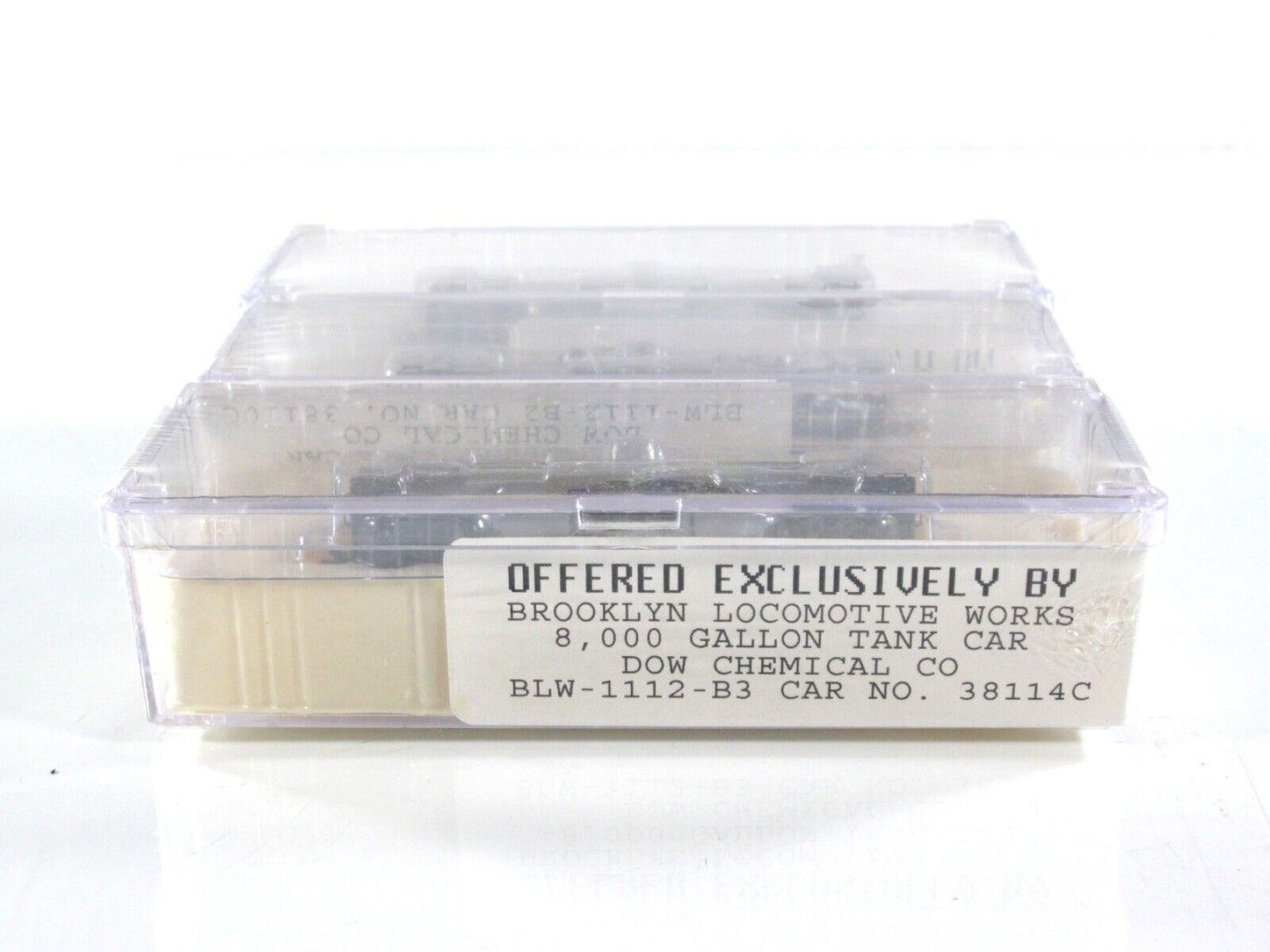 N Scale *DOW CHEMICAL* Single Dome Tank Car 3-Pack Set -Intermountain / BLW 1112