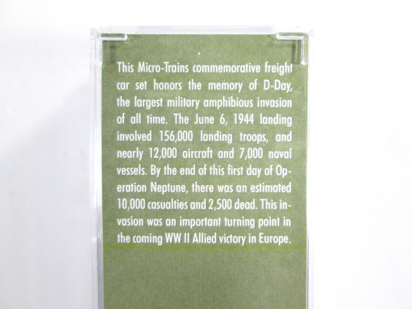 N Scale **WWII D-Day** Normandy Commemorative 5-Car Set - Micro Trains **RARE***