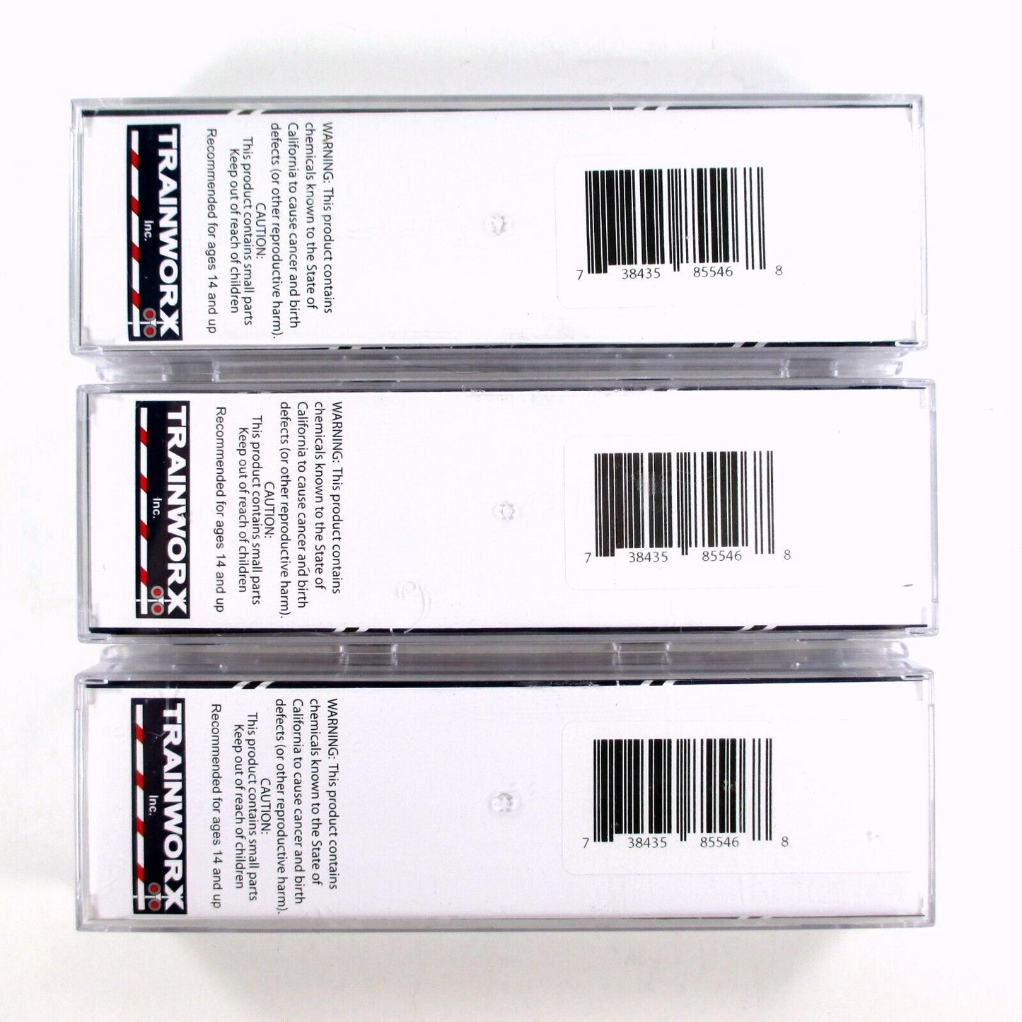 N Scale ***BUD of CALIFORNIA*** 40' Trailer Van 3-Pack Set - Trainworx 40254