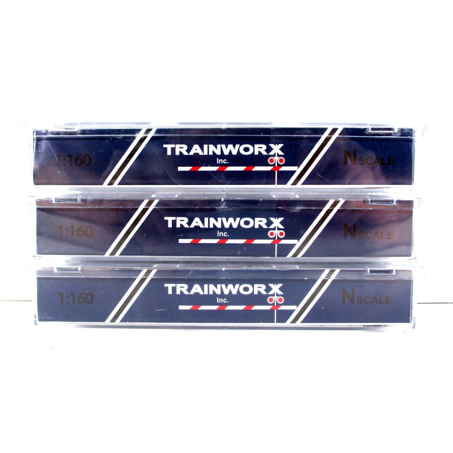 N Scale ***BUD of CALIFORNIA*** 40' Trailer Van 3-Pack Set - Trainworx 40254