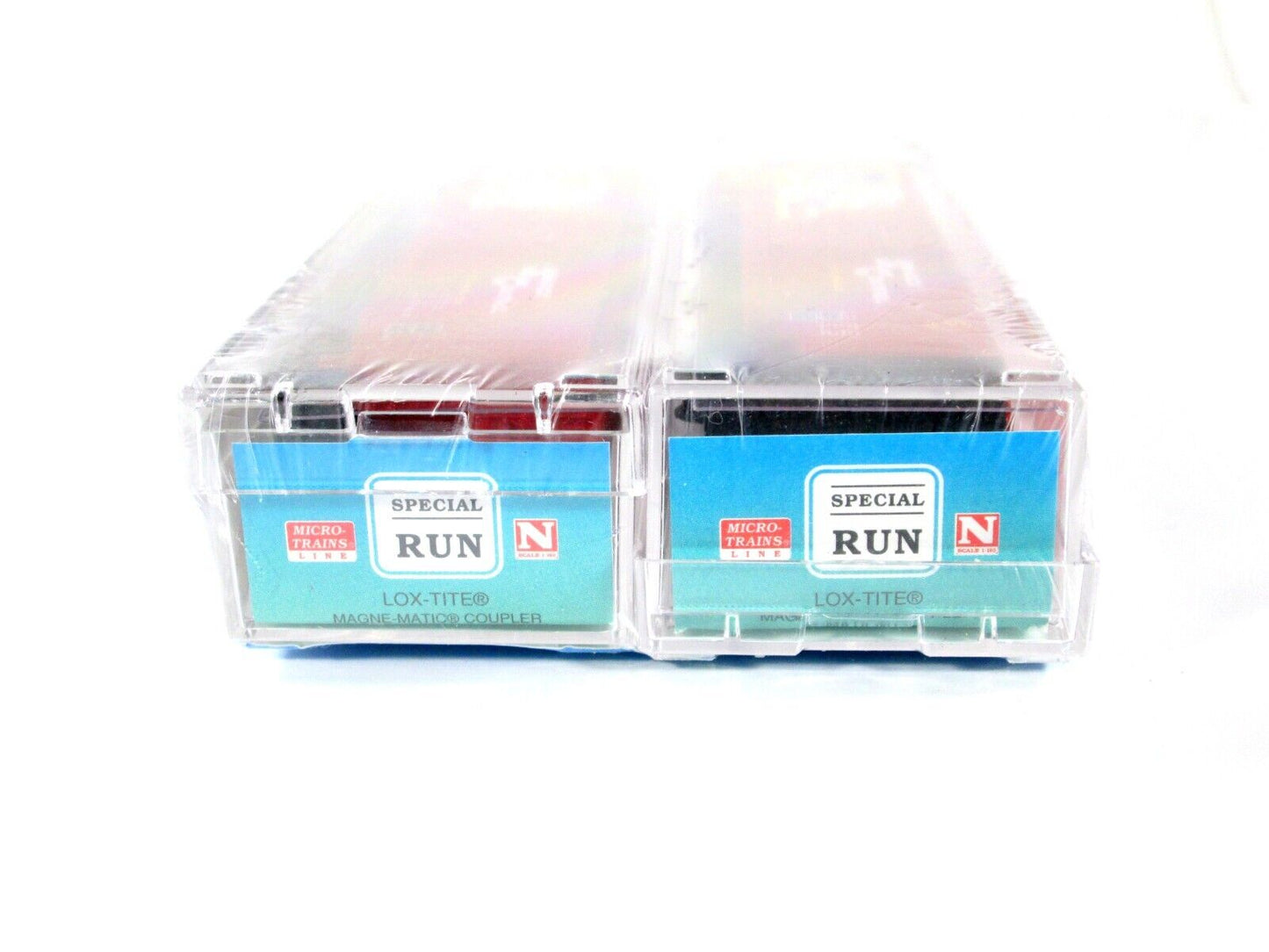 N Scale ***SANTA FE*** ROUTE 66 - Weathered Graffiti Box Car Set -- Micro Trains