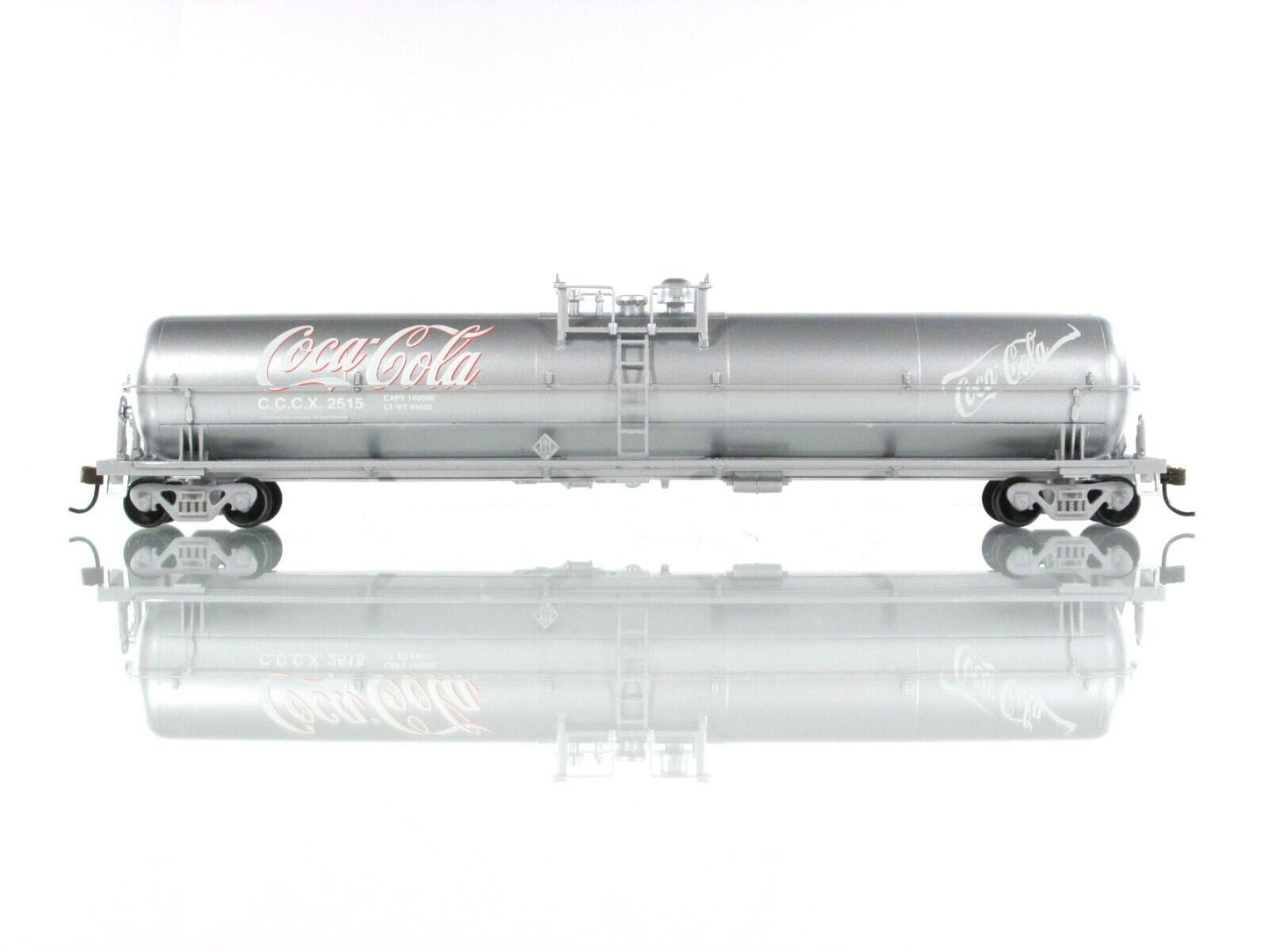 HO Scale ***COCA COLA*** 62' Single Dome Jumbo Tank Car, CCCX 2515 -Athearn 8342