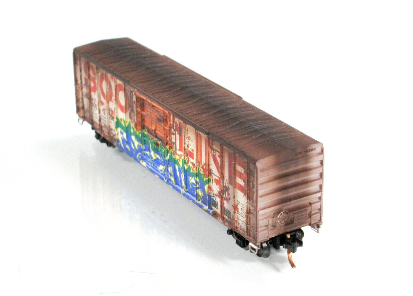 N Scale **SOO LINE** Weathered & Graffiti Box Car #19208 - Micro Trains 02744360