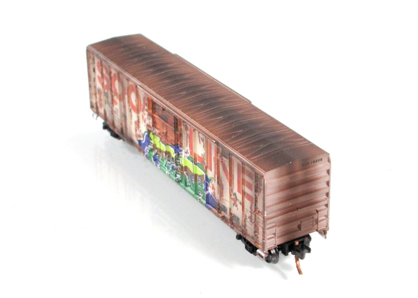 N Scale **SOO LINE** Weathered & Graffiti Box Car #19208 - Micro Trains 02744360